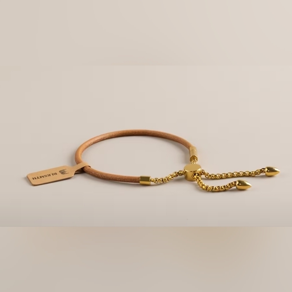 Blksmth Genuine Leather Adjustable Bracelet NWT!